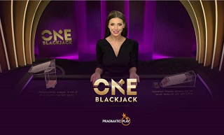 ONE Blackjack slot game logo
