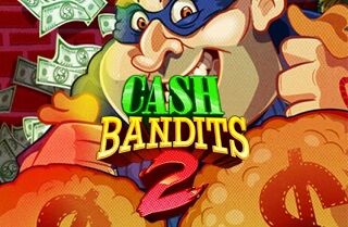 Cash Bandits 2 slot game logo