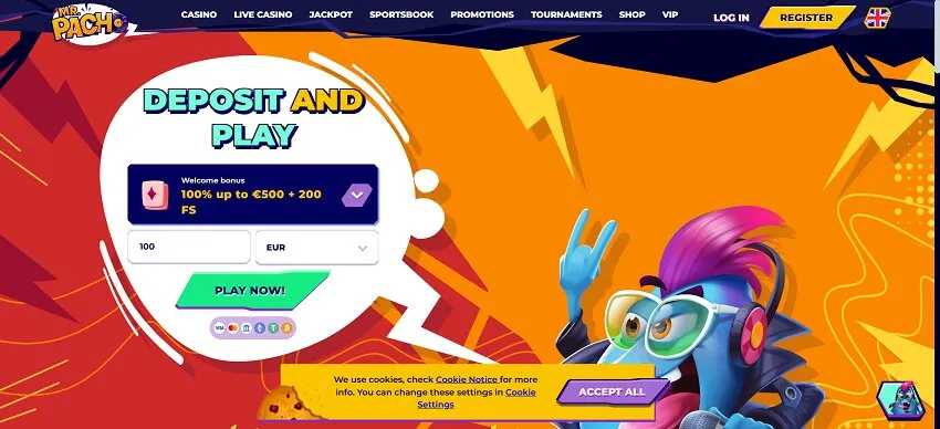 MrPacho Casino Home Page