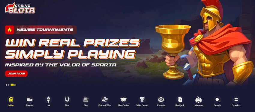 Slota Casino Home Page